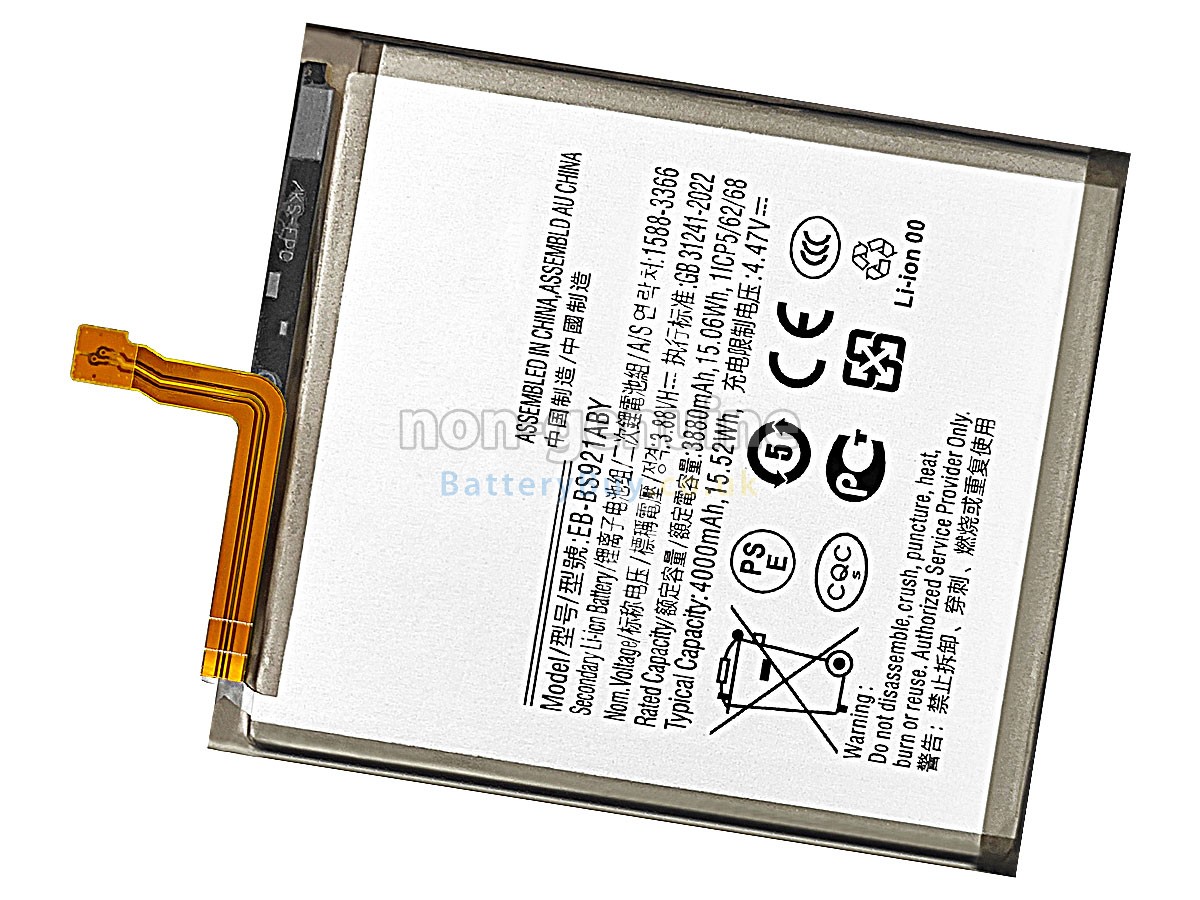 replacement battery for Samsung EB-BS921ABY