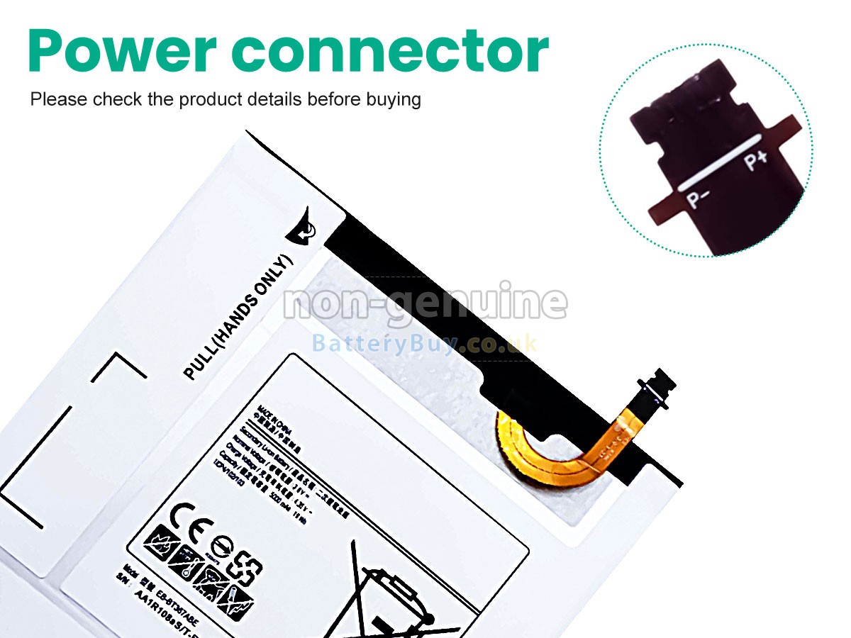 replacement battery for Samsung SM-T377P