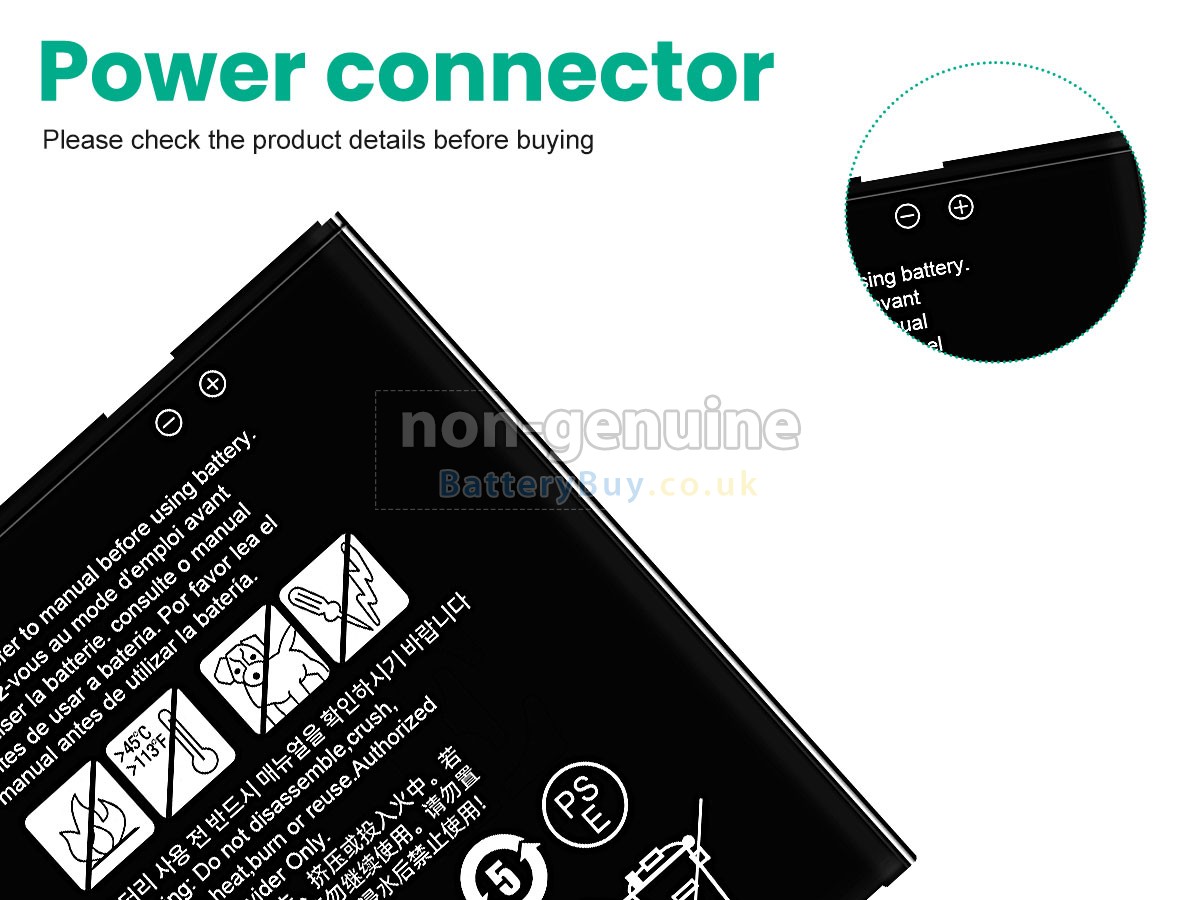 replacement battery for Samsung TAB ACTIVE4 PRO