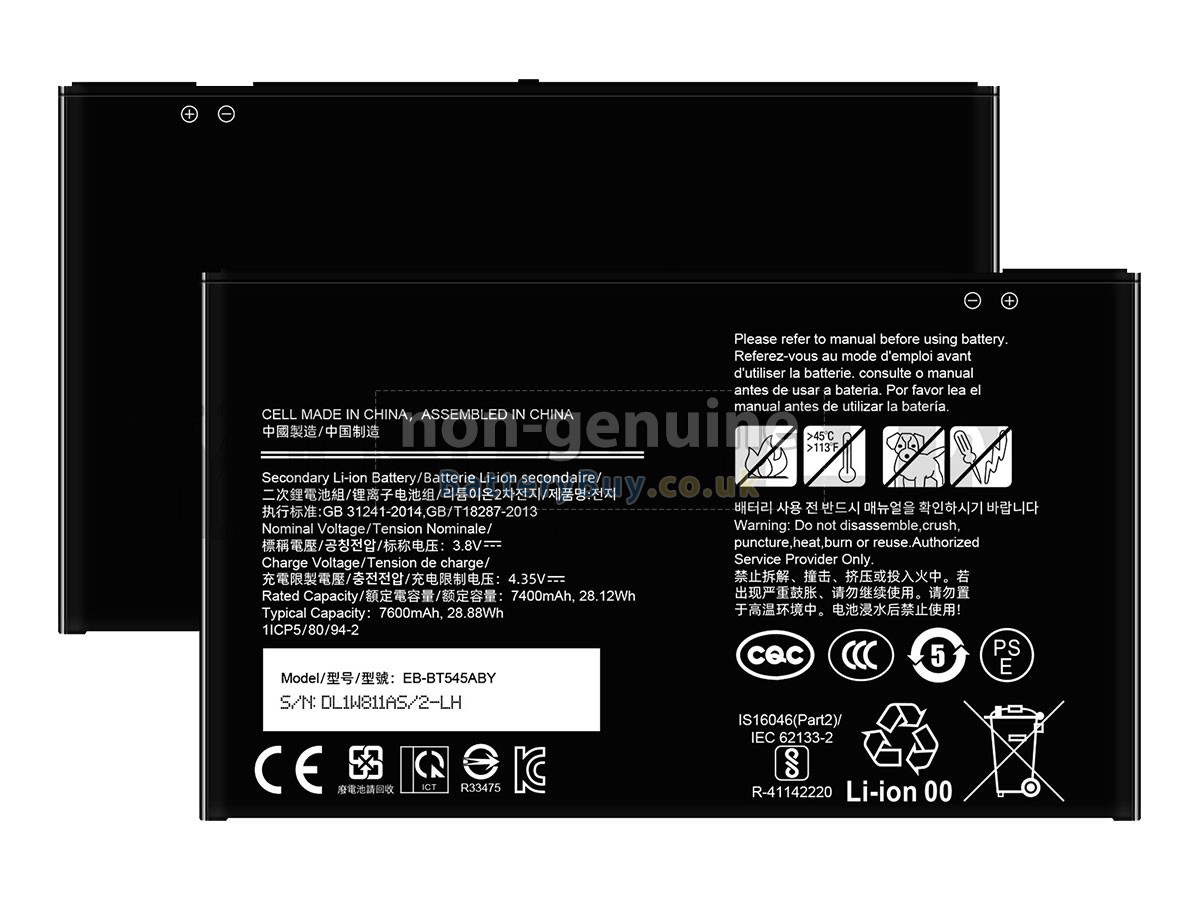 replacement battery for Samsung TAB ACTIVE4 PRO