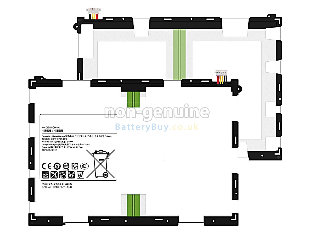 replacement battery for Samsung SM-P550