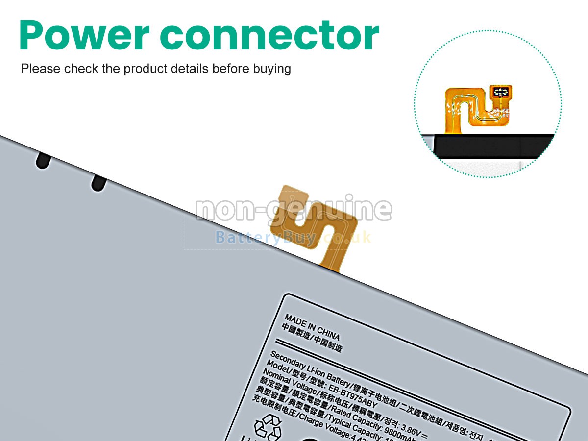 replacement battery for Samsung Galaxy TAB S7+
