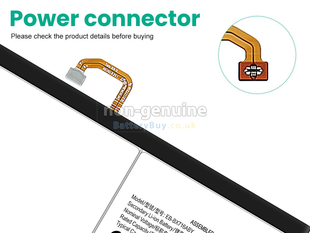 replacement battery for Samsung Galaxy TAB S9 SM-X710