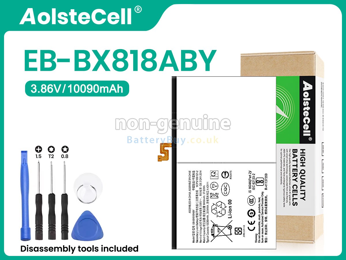 replacement battery for Samsung Galaxy TAB S9 FE+ SM-X610