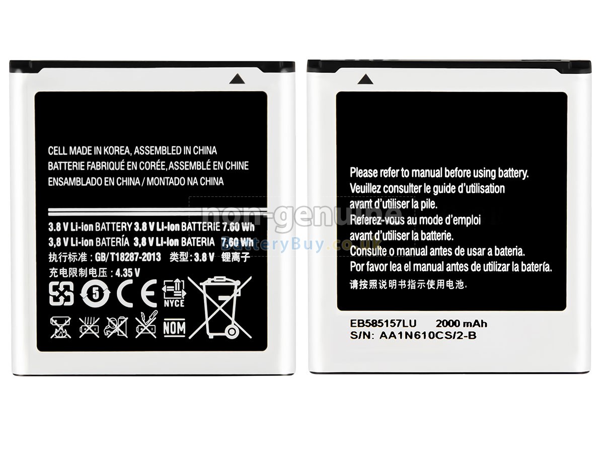 replacement battery for Samsung EB585157LU