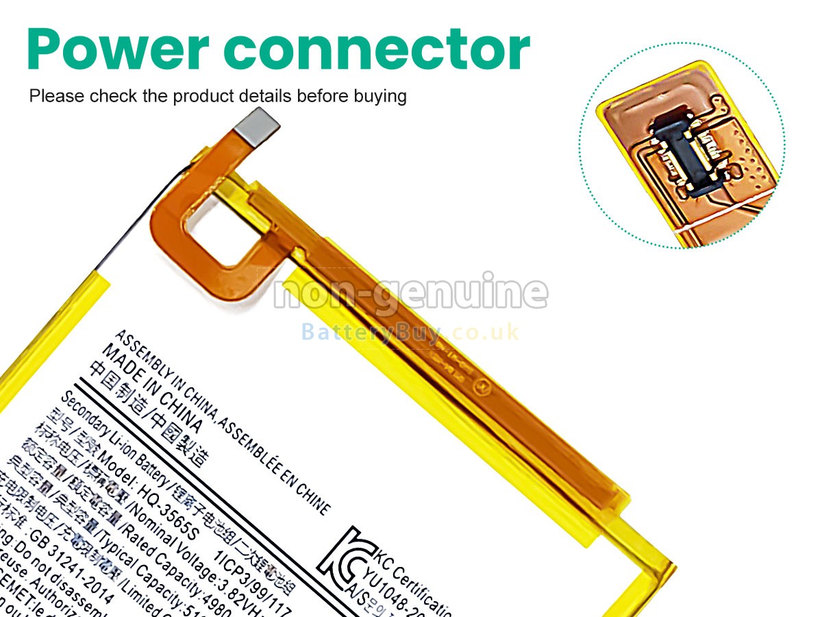 replacement battery for Samsung Galaxy TAB A7 LITE