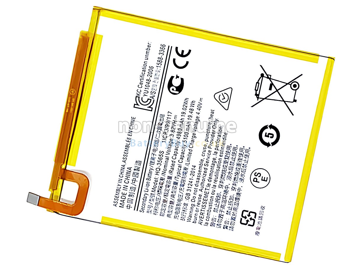 replacement battery for Samsung Galaxy TAB A7 LITE
