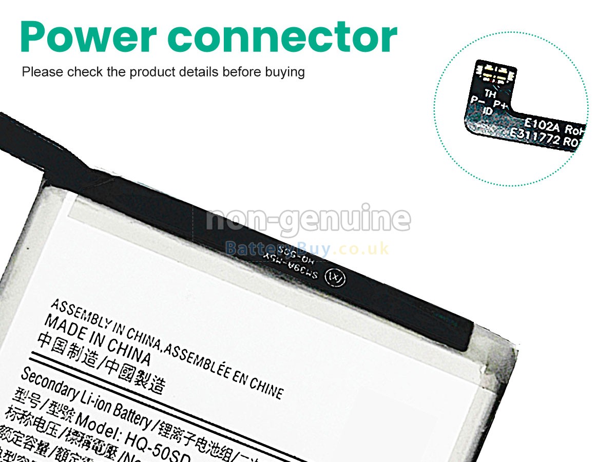 replacement battery for Samsung SM-A035