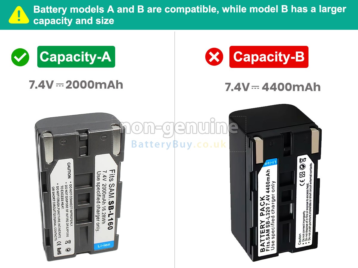 replacement battery for Samsung SC-L520
