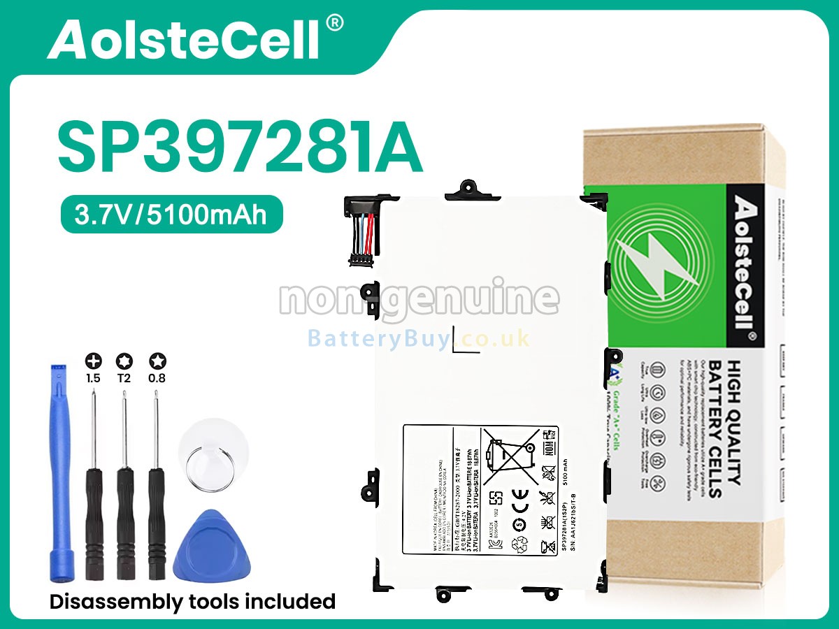 replacement battery for Samsung SP397281A(1S2P)