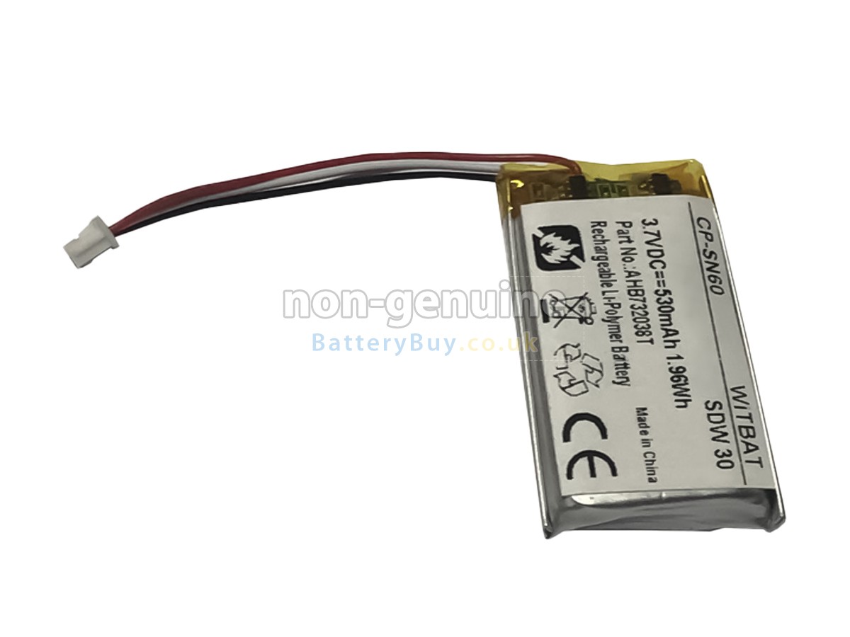 replacement battery for Sennheiser SDW 5035