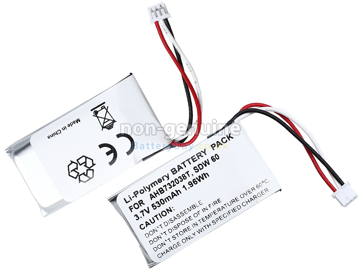 replacement battery for Sennheiser SDW 5065