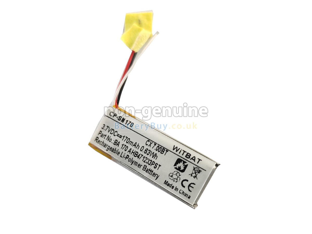 replacement battery for Sennheiser BA 170