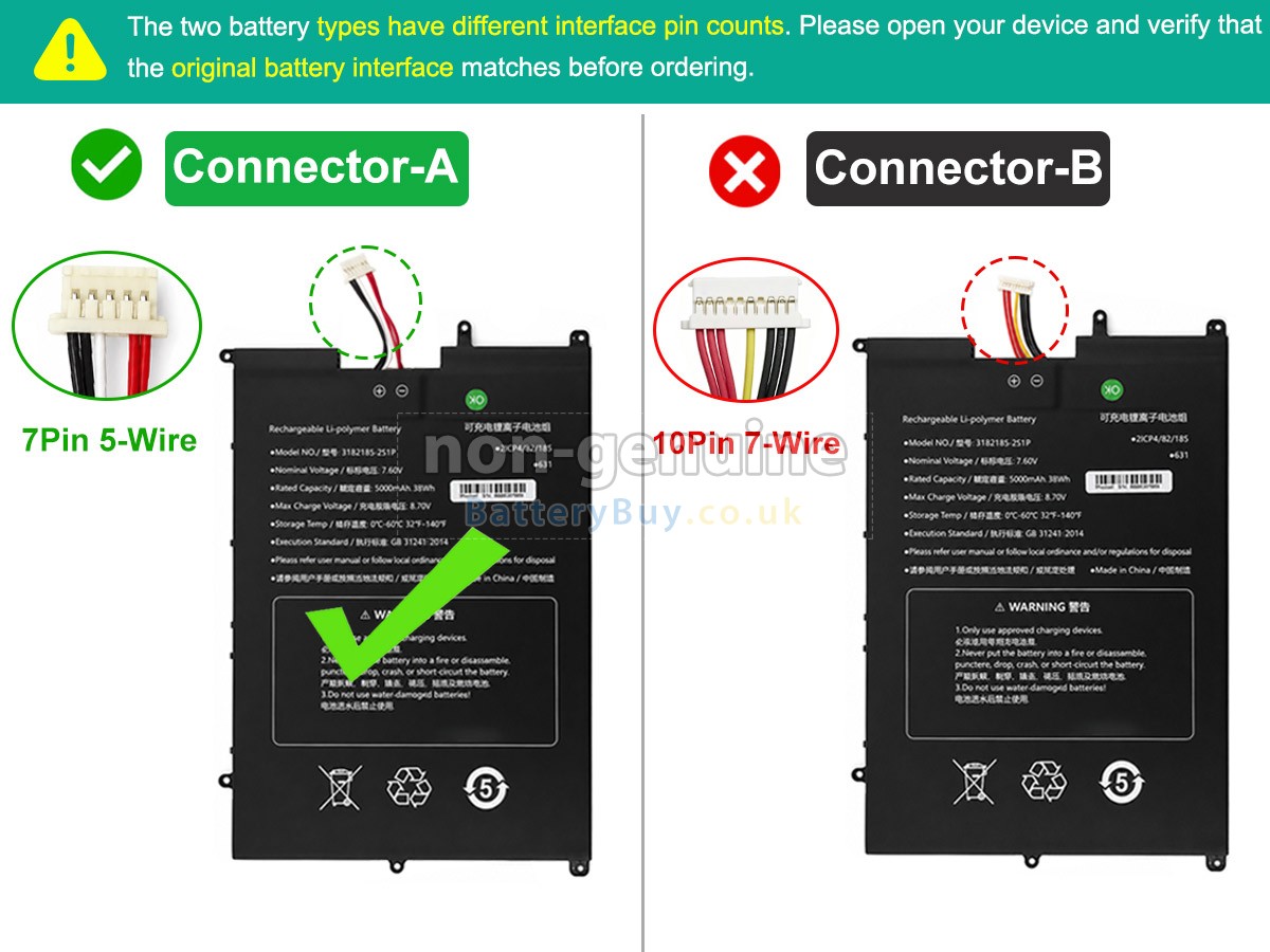 Replacement Battery for Sgin M15 PRO M15PY6NS02715