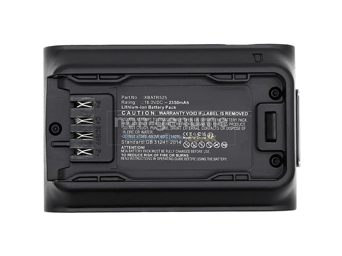 replacement battery for Shark XBATR525SL