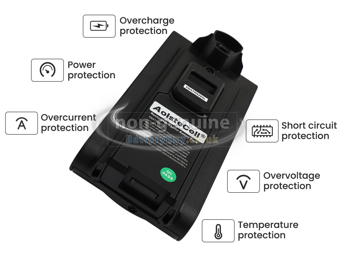 replacement battery for Shark XBATR620SL