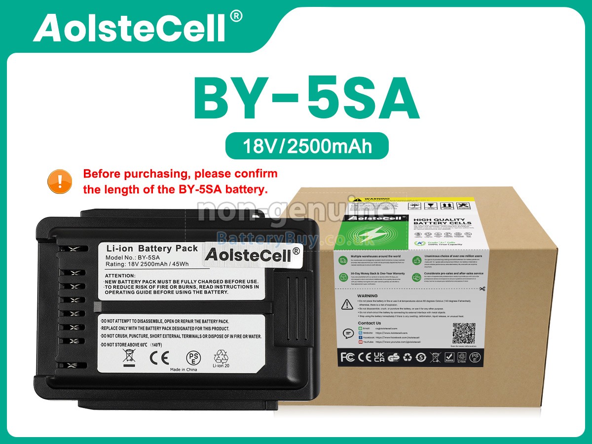 replacement battery for Sharp EC-SX520-Y