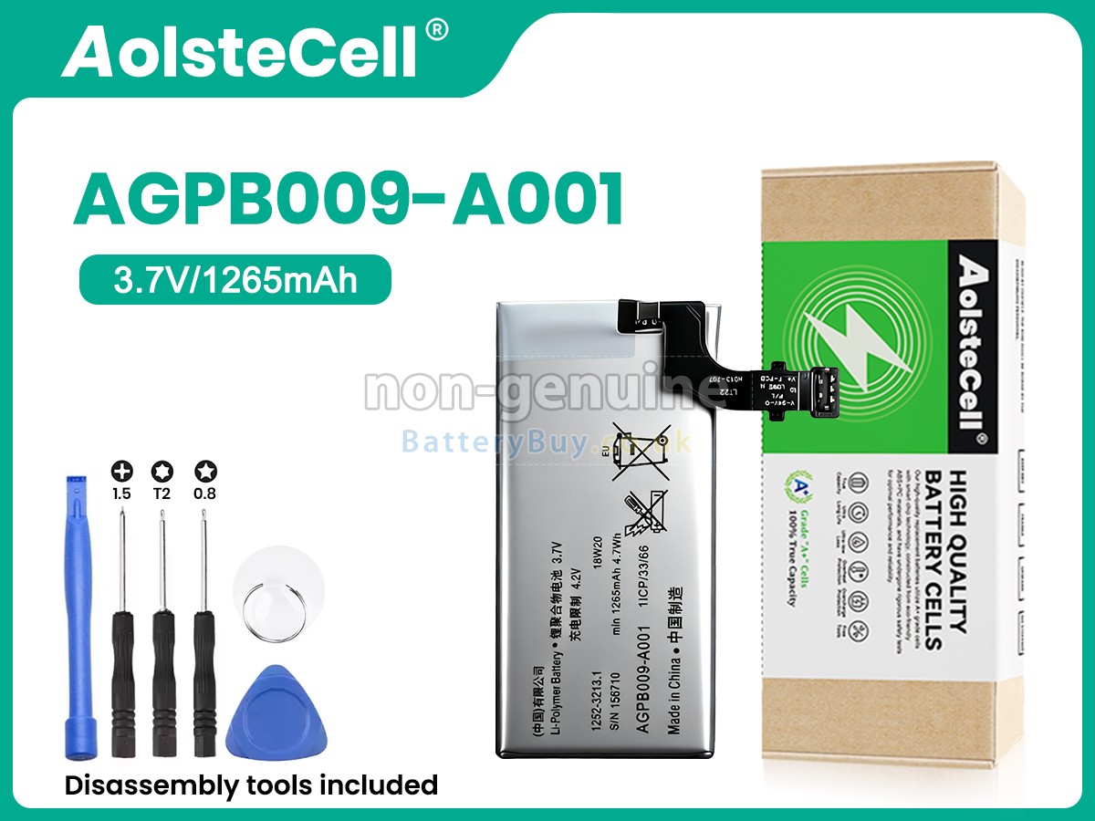 replacement battery for Sony AGPB009-A001