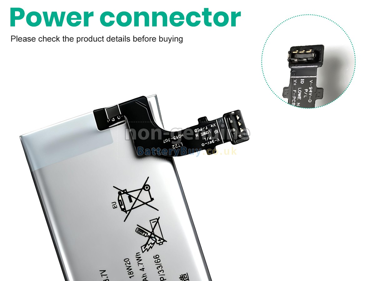 replacement battery for Sony AGPB009-A001