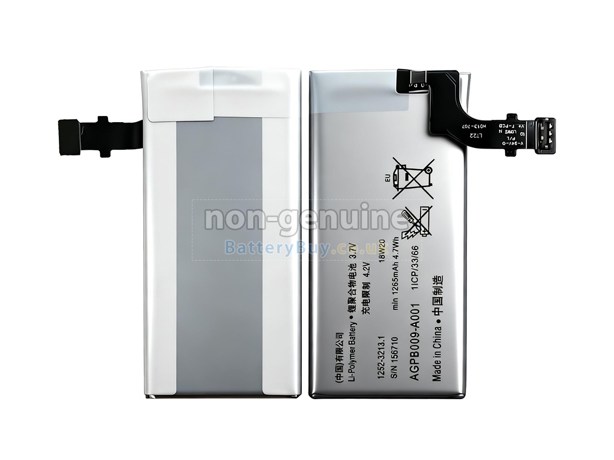 replacement battery for Sony AGPB009-A001