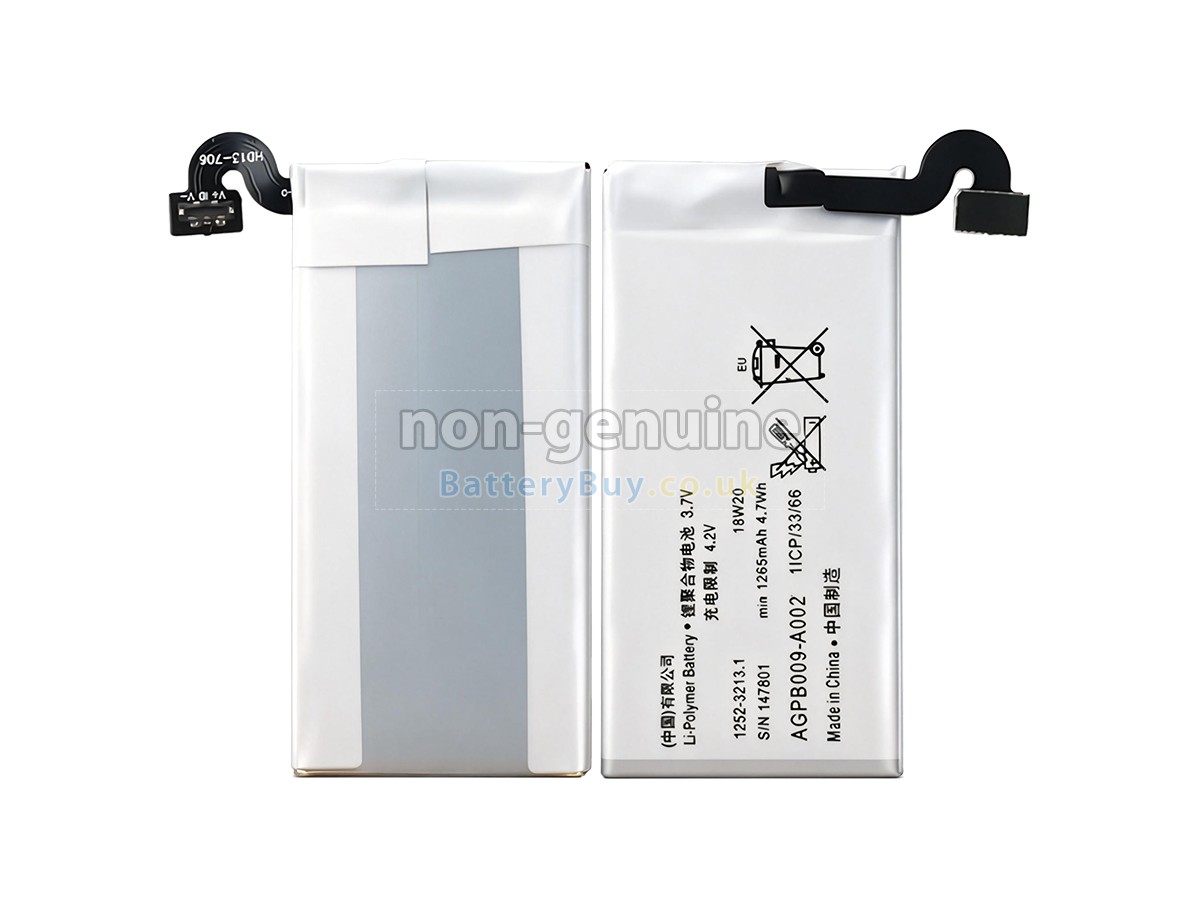 replacement battery for Sony 1253-1155.2