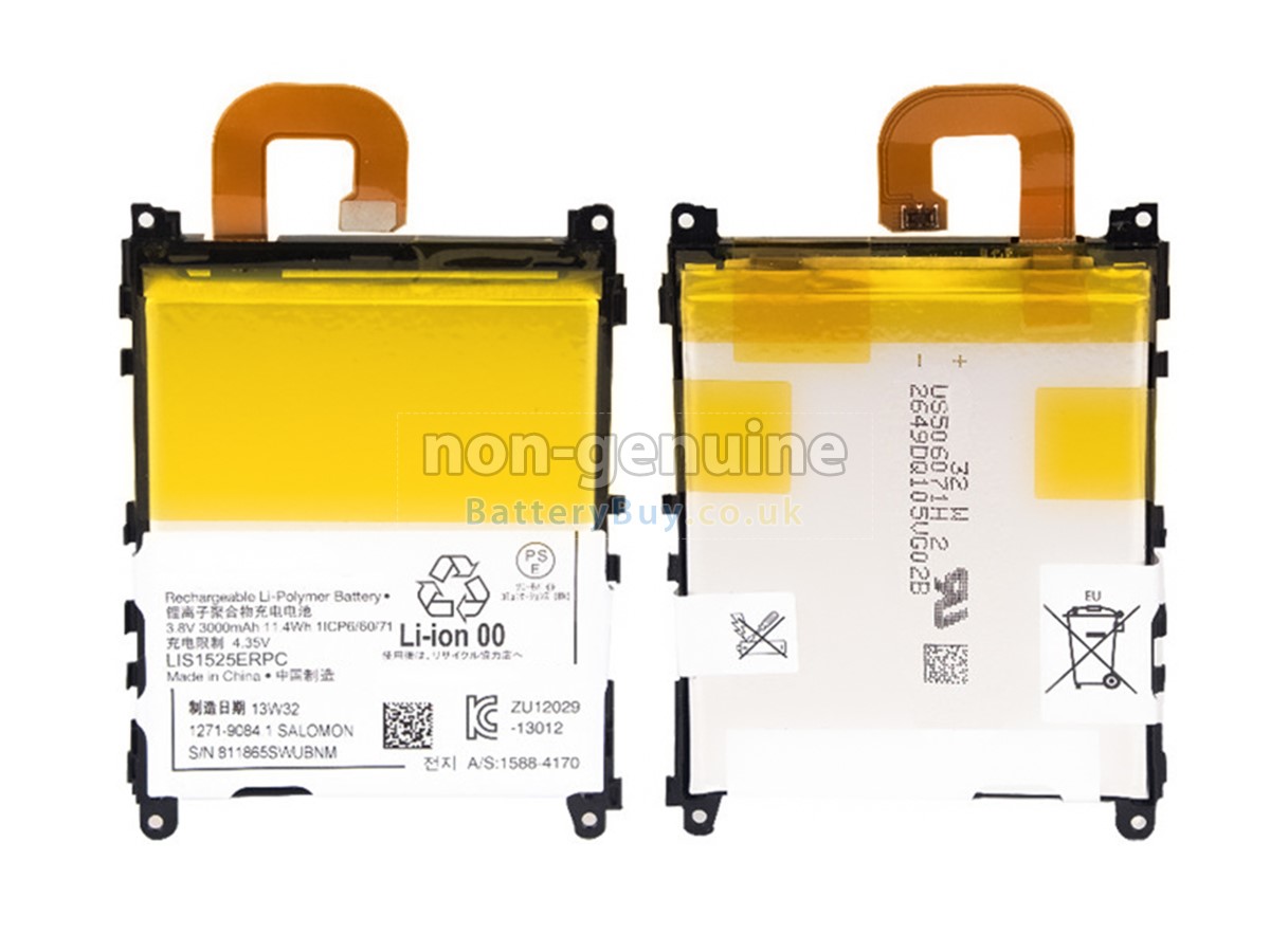 replacement battery for Sony XPERIA Z1SO-01F