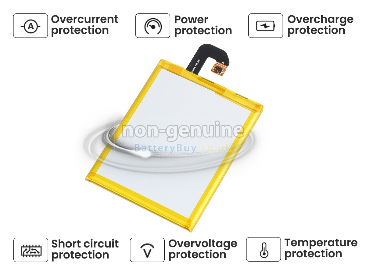 replacement battery for Sony XPERIA Z3 D6616
