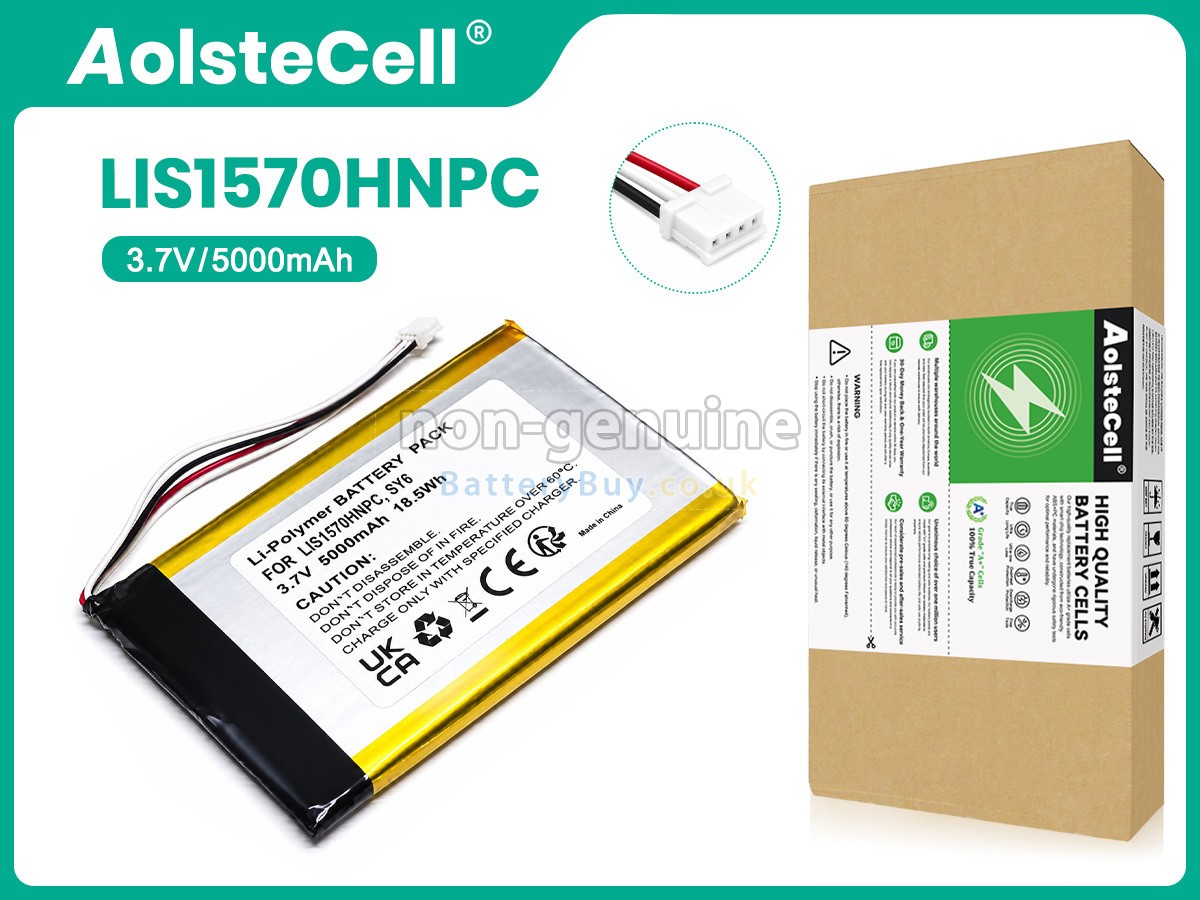 Replacement Battery for Sony LIS1570HNPC PORTABLE AUDIO HEADPHONE AMPLIFIER