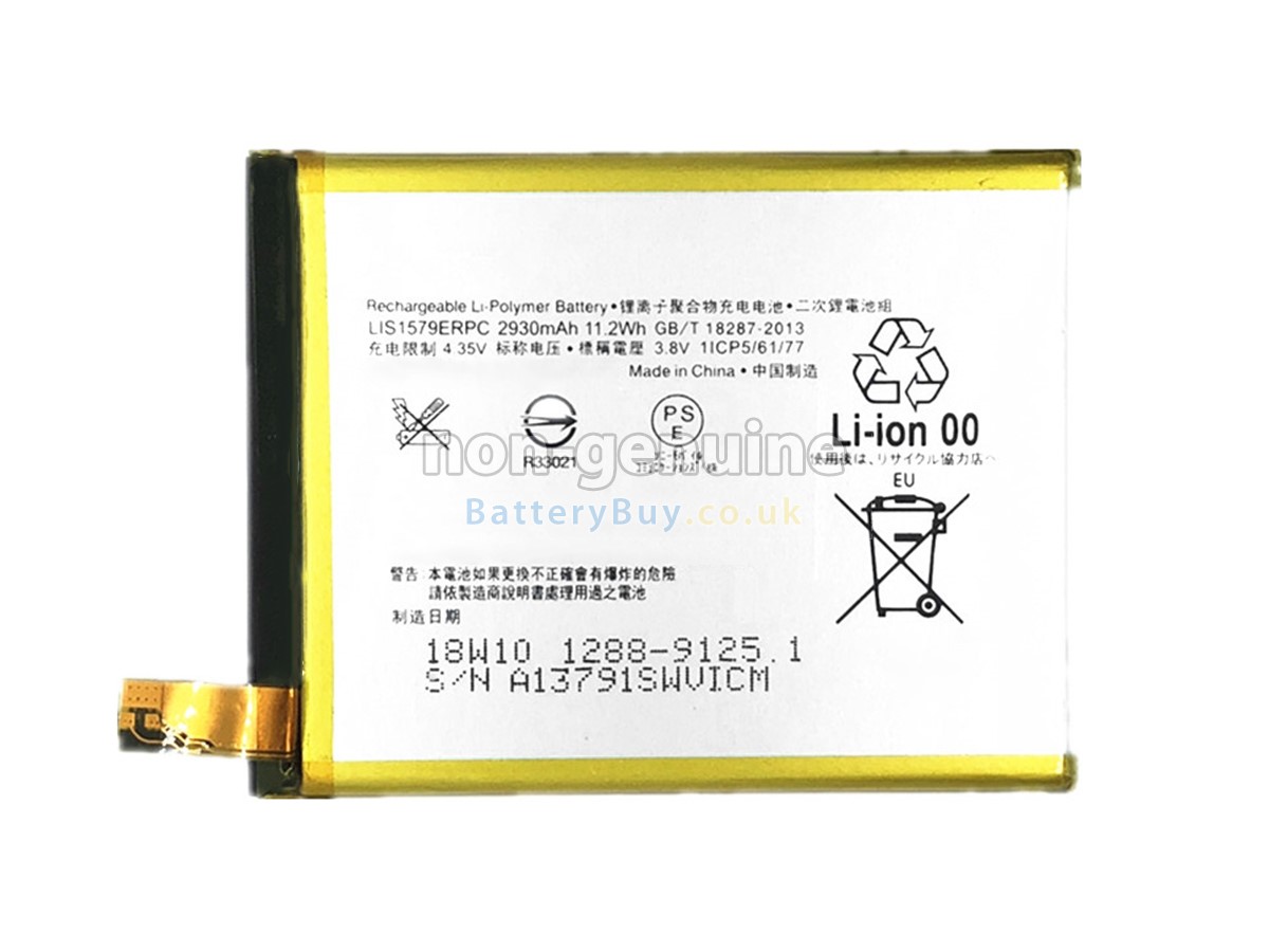 replacement battery for Sony XPERIA Z3
