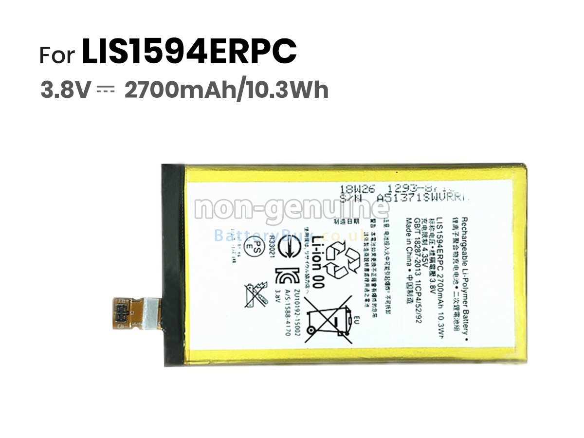 replacement battery for Sony XPERIA X COMPACT F5321