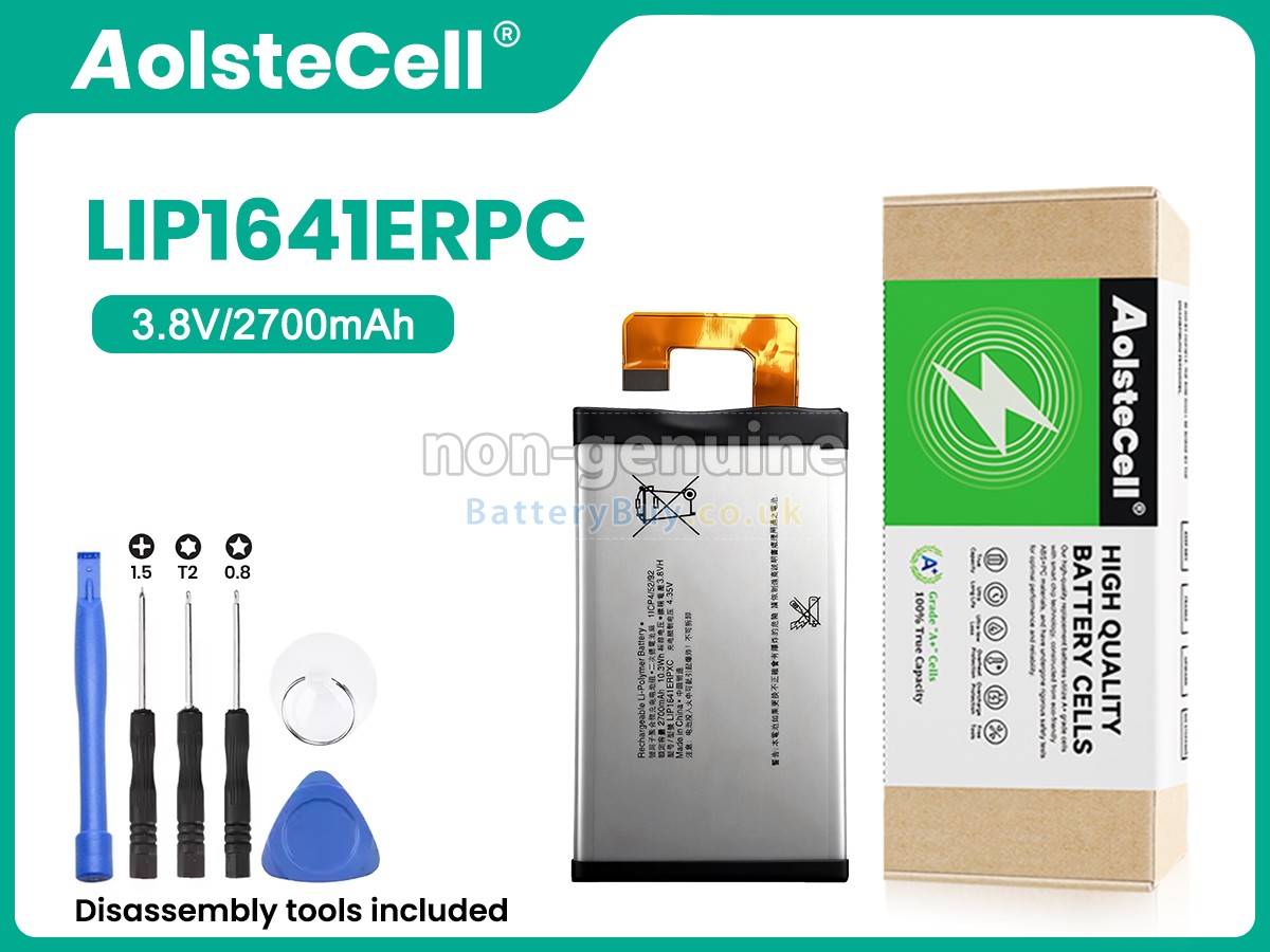 replacement battery for Sony L1P1641ERPC