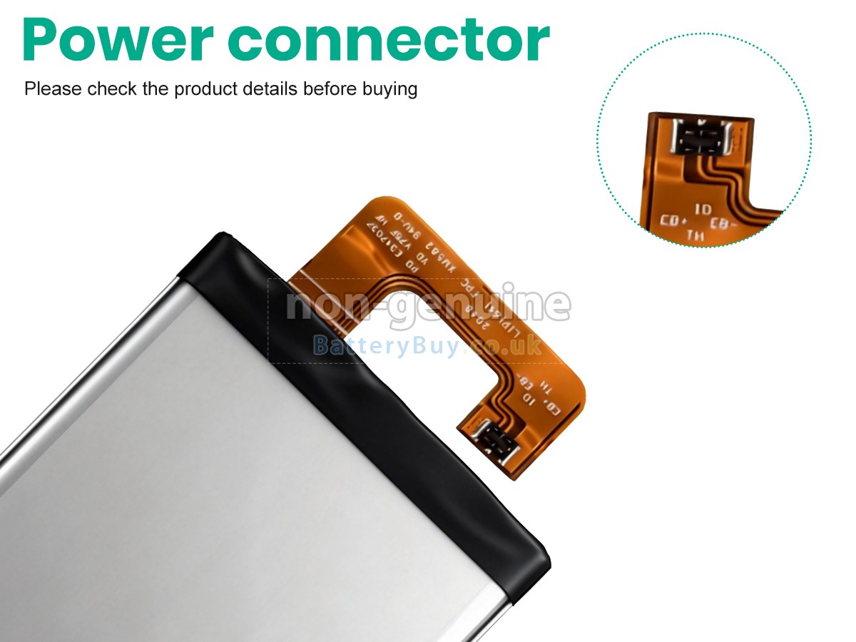 replacement battery for Sony L1P1641ERPC