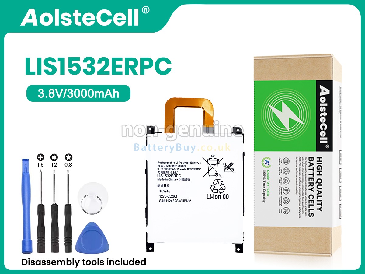 replacement battery for Sony L1S1532ERPC