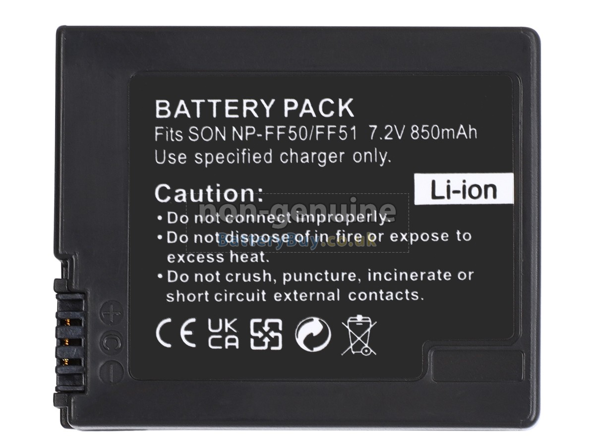 replacement battery for Sony DCR-IP7E