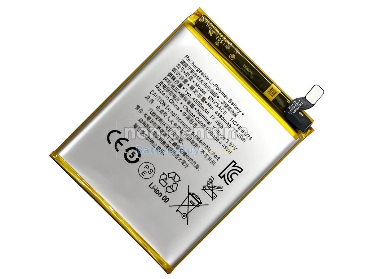 replacement battery for Sony SNYSAC5