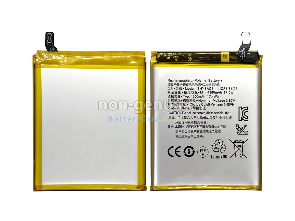 replacement battery for Sony SNYSAC5