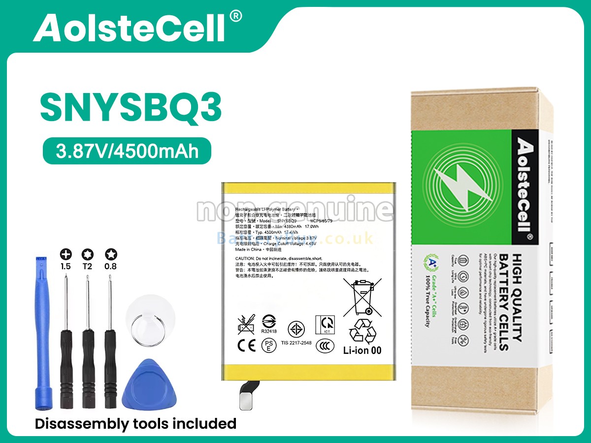 replacement battery for Sony SNYSBQ3