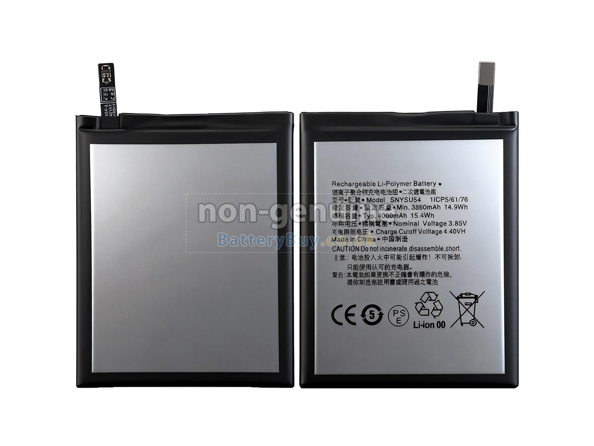 replacement battery for Sony X1 II