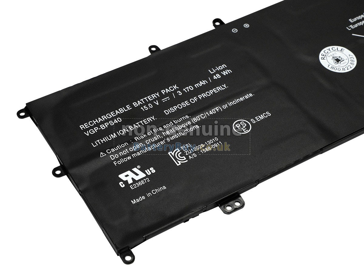 replacement battery for Sony VAIO FLIP SVF 14A