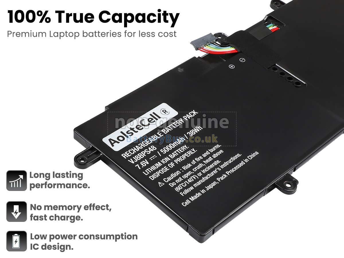 replacement battery for Sony VJS1118