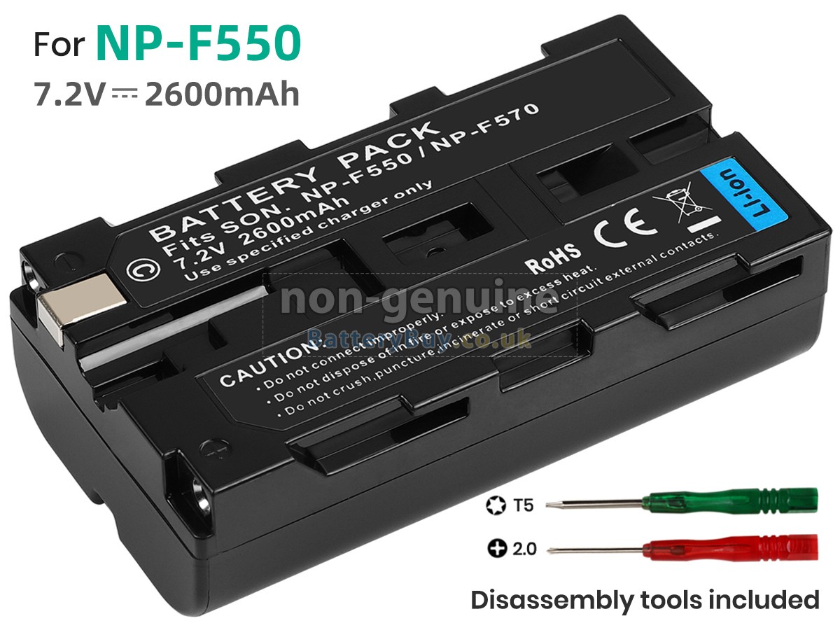 replacement battery for Sony NP-F570