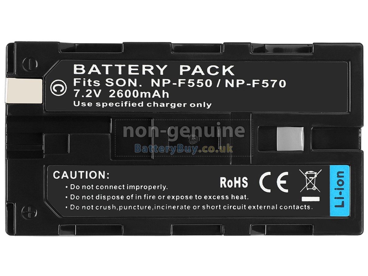 replacement battery for Sony NP-F570