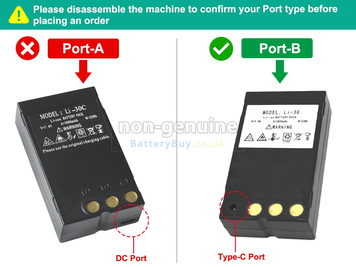 replacement battery for South NTS-342G