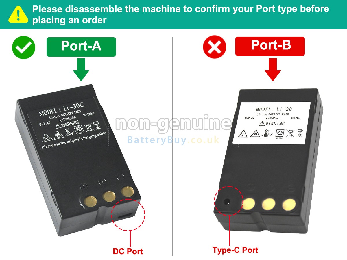 replacement battery for South NTS-342G