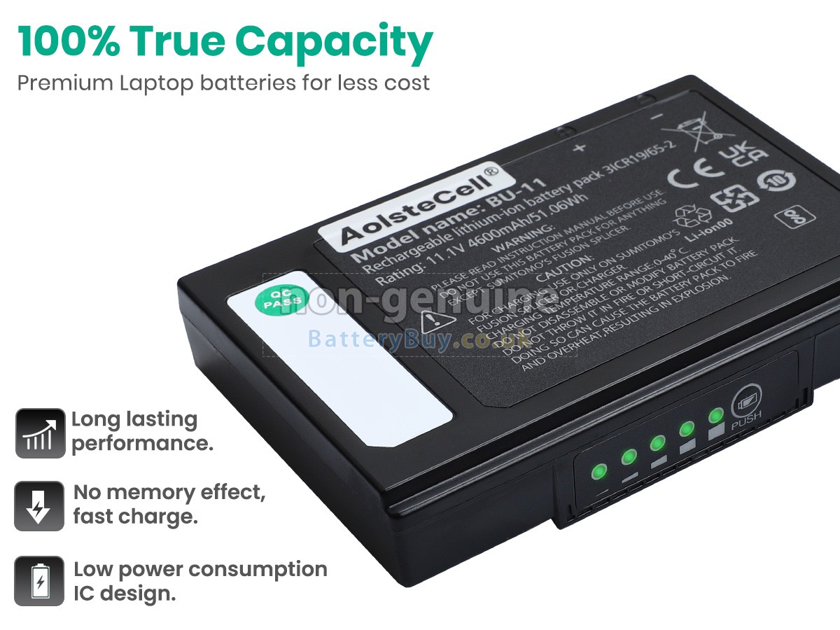 replacement battery for Sumitomo TYPE-81