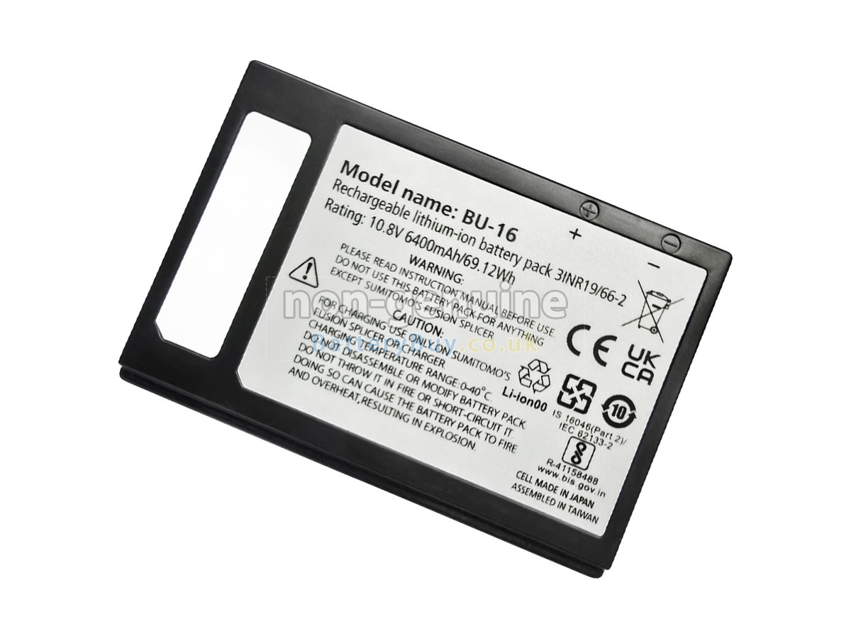 replacement battery for Sumitomo BU-16
