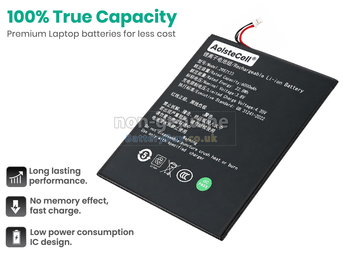 Replacement Battery for Teclast 2957133