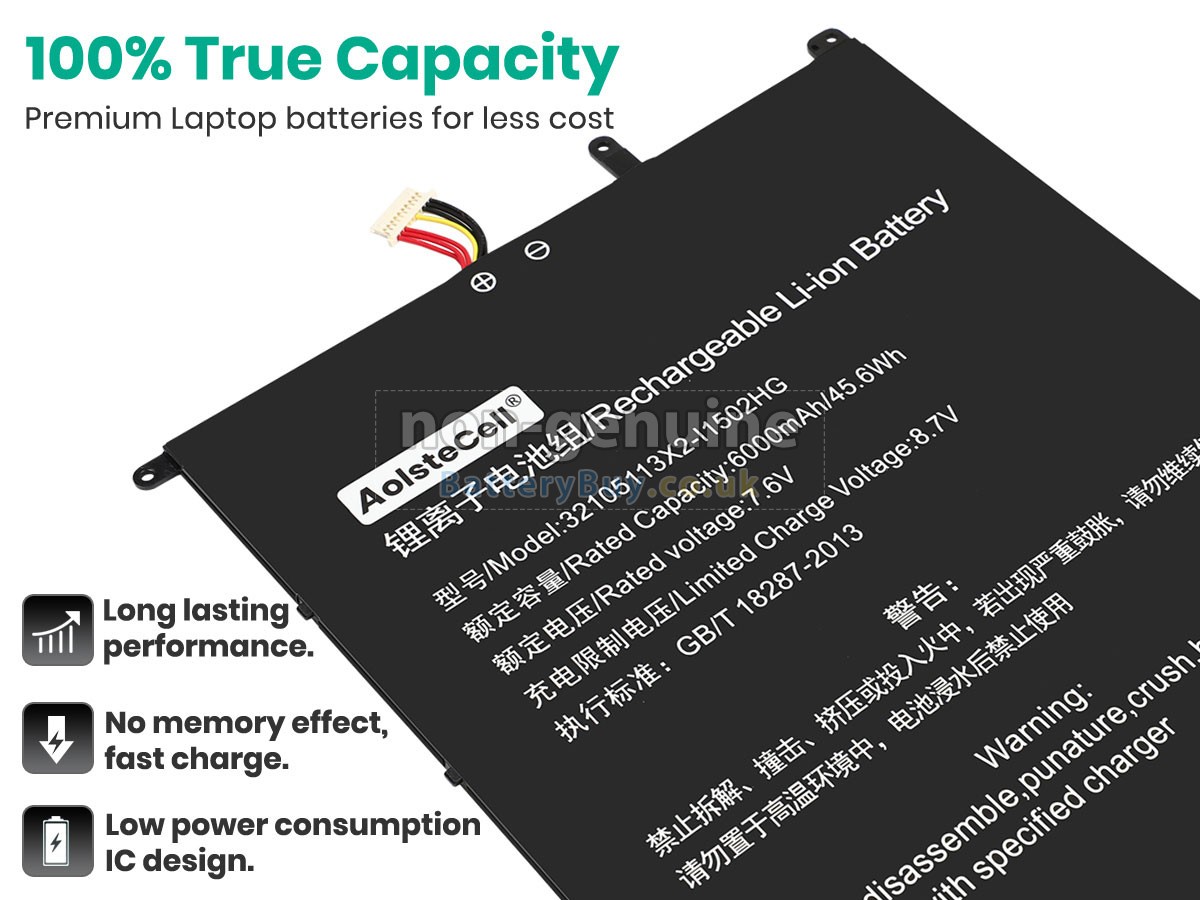 replacement battery for Teclast F15S