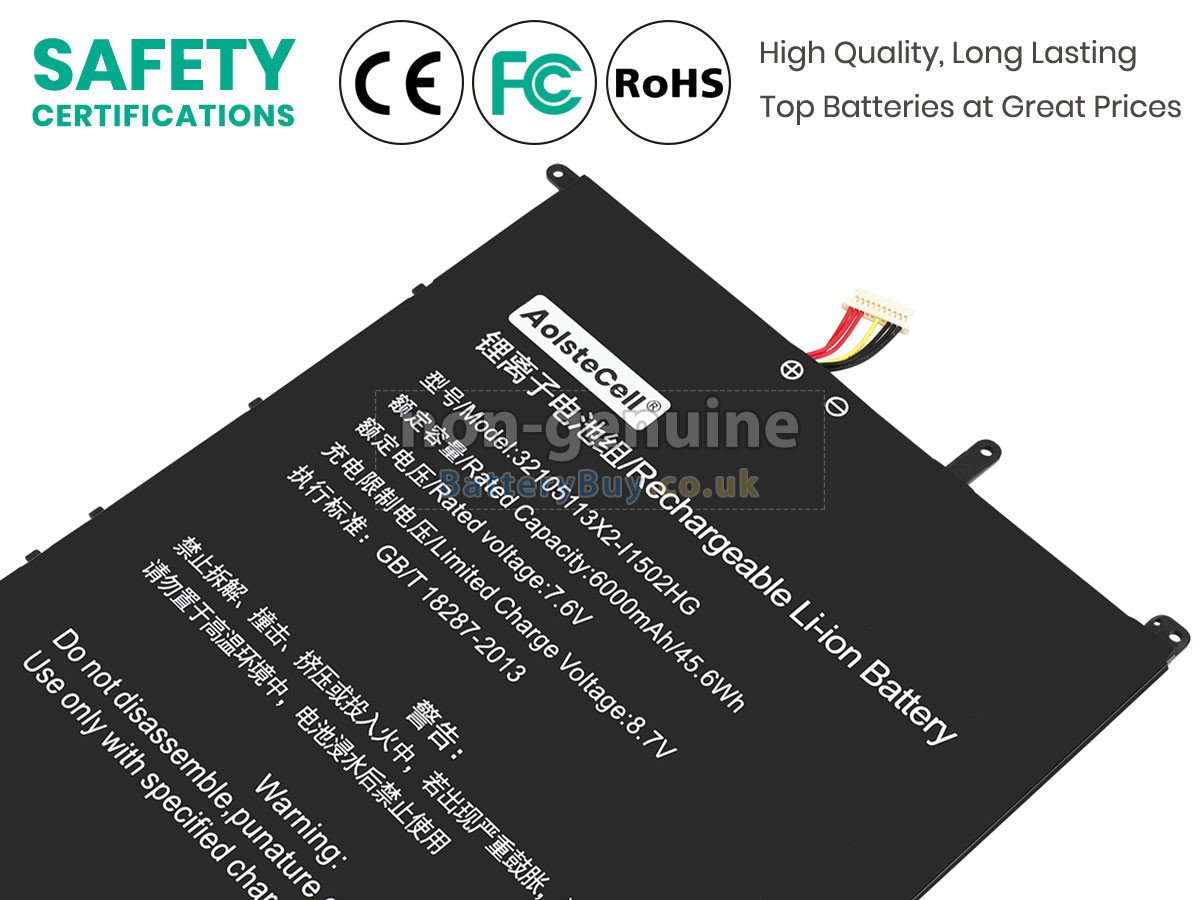 replacement battery for Teclast F15S