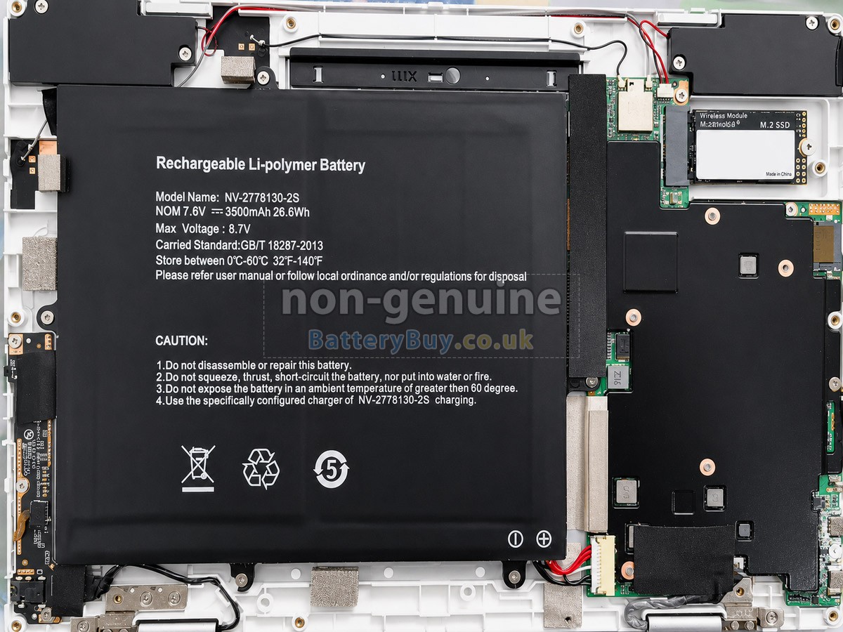 replacement battery for Teclast MAXBOOK Y11 H1M6